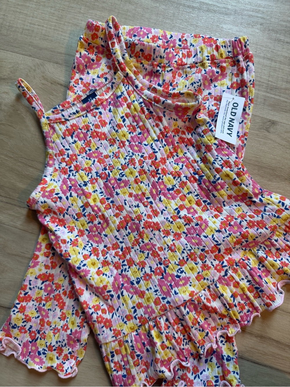 3T Old Navy Floral Set